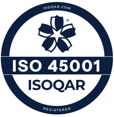 ISO 45001 ISOQAR ISO 45001 seal e1720690924577