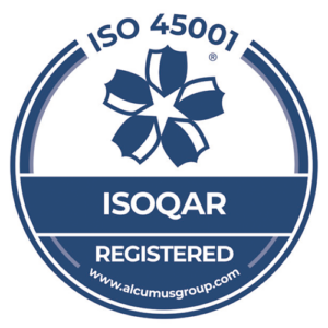 Alcumus ISO 45001 ISO 45001 Badge