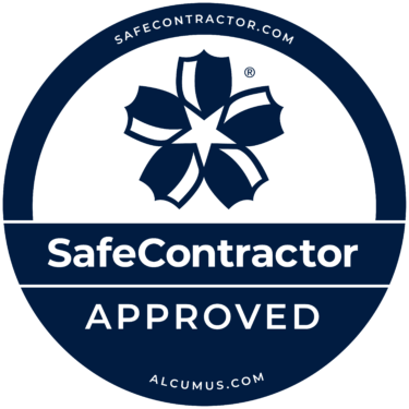 Certificate Number 15575 SafeContractor Certification Seal Colour